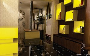 Amenajare magazin ( yellow store)